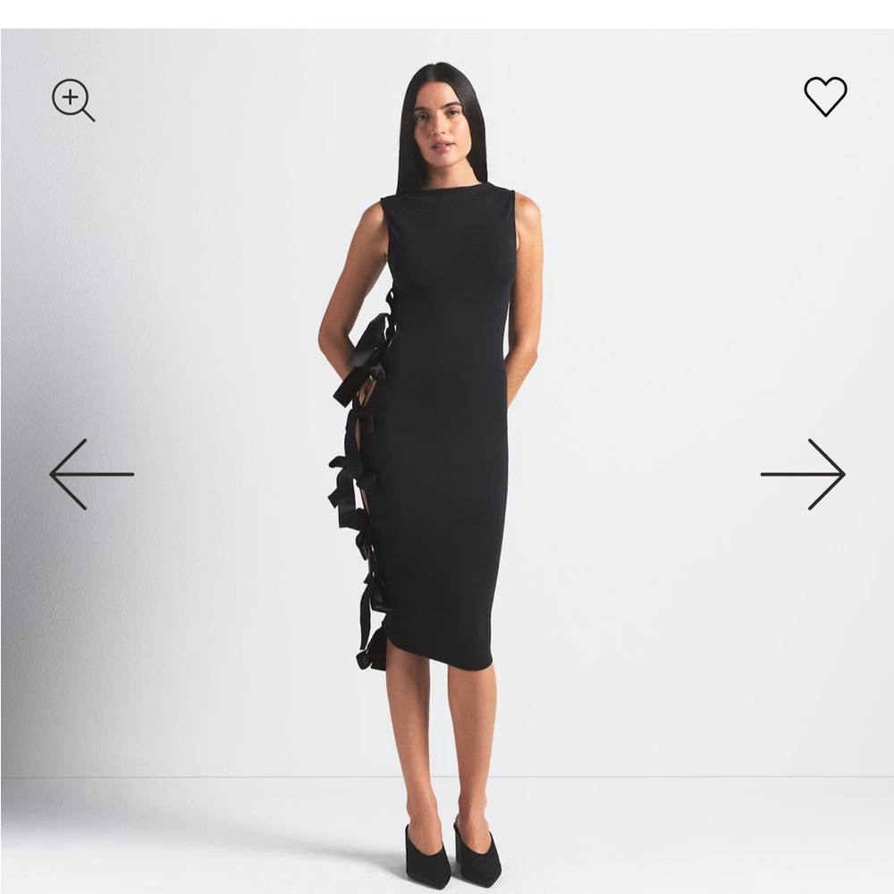 NWT SKIMS Cloud Bow Dress